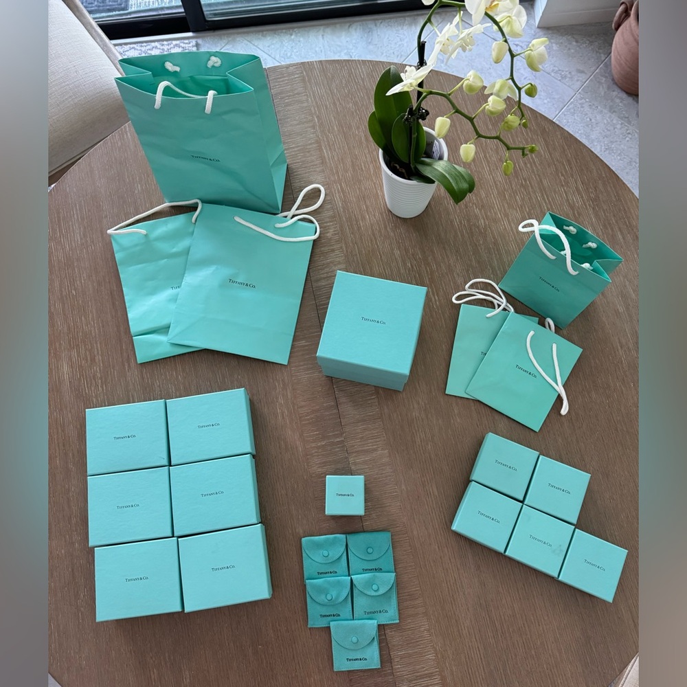 Tiffany & Co. Iconic Blue Gift Packaging Collection